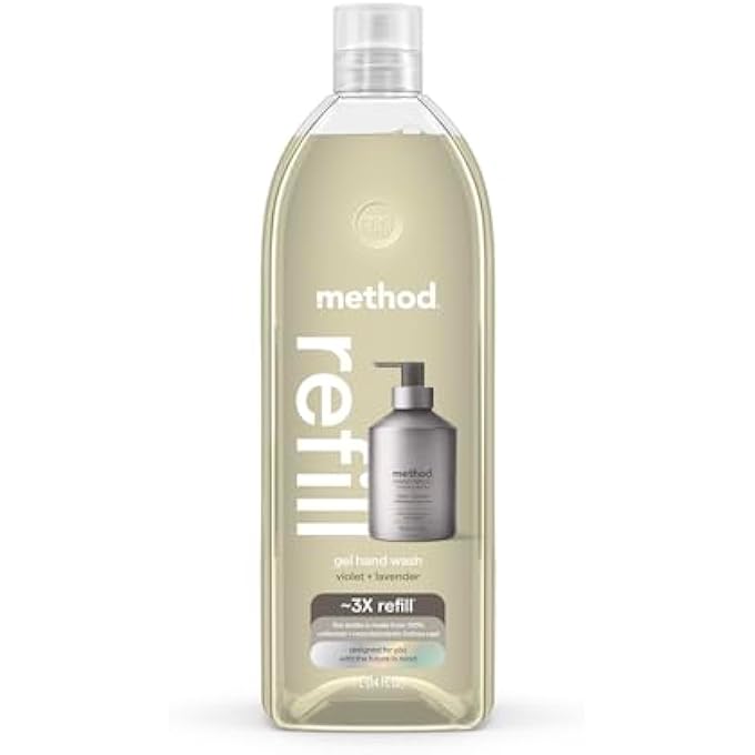 Method PREMIUM GEL HAND WASH REFILL, VIOLET + LAVENDER, 34 OUNCE, 1 PACK, PACKAGING MAY VARY (PACKAGING MAY VARY) - Image 1